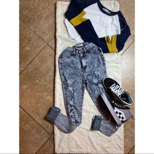 High Waisted VIBRANT jeans